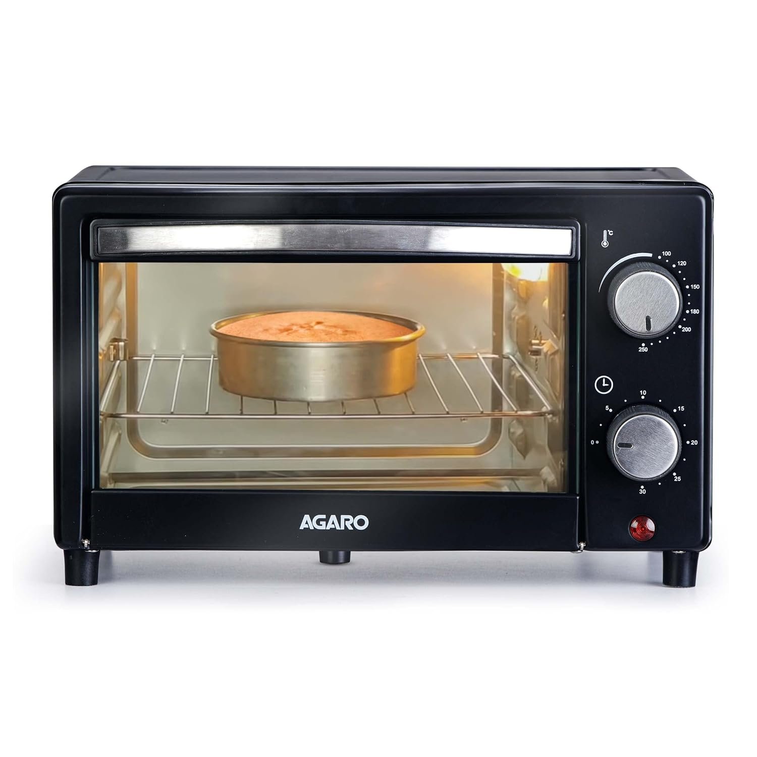 AGARO Marvel 9 Liters Oven Toaster Griller,Cake Baking Otg (Black),800 Watts