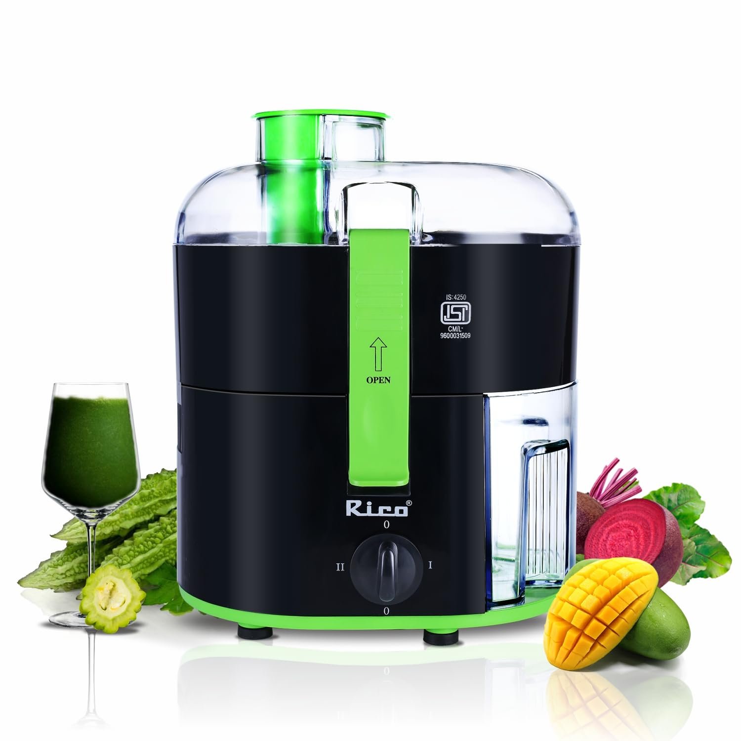 Rico 350W ISI Marked & Fully Automatic Electric Juicer | Portable ...