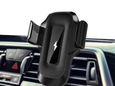 SEVENAIRE X15 Wireless Charger for Car, 15W Qi Fast Charging Car Mobile Holder, Auto-Clamping, Compatible with iPhone 15 to 8 Series, Galaxy S24 to S8, Note 20,10,9,8, Pixel 8/7/6/5 Series