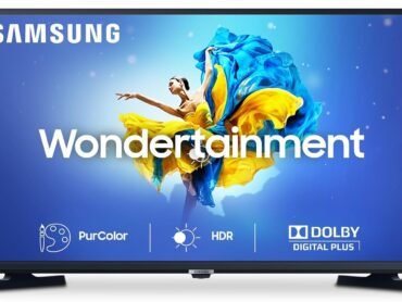 Samsung 80 cm (32 Inches) Wondertainment Series HD Ready LED Smart TV UA32T4340BKXXL (Glossy Black)