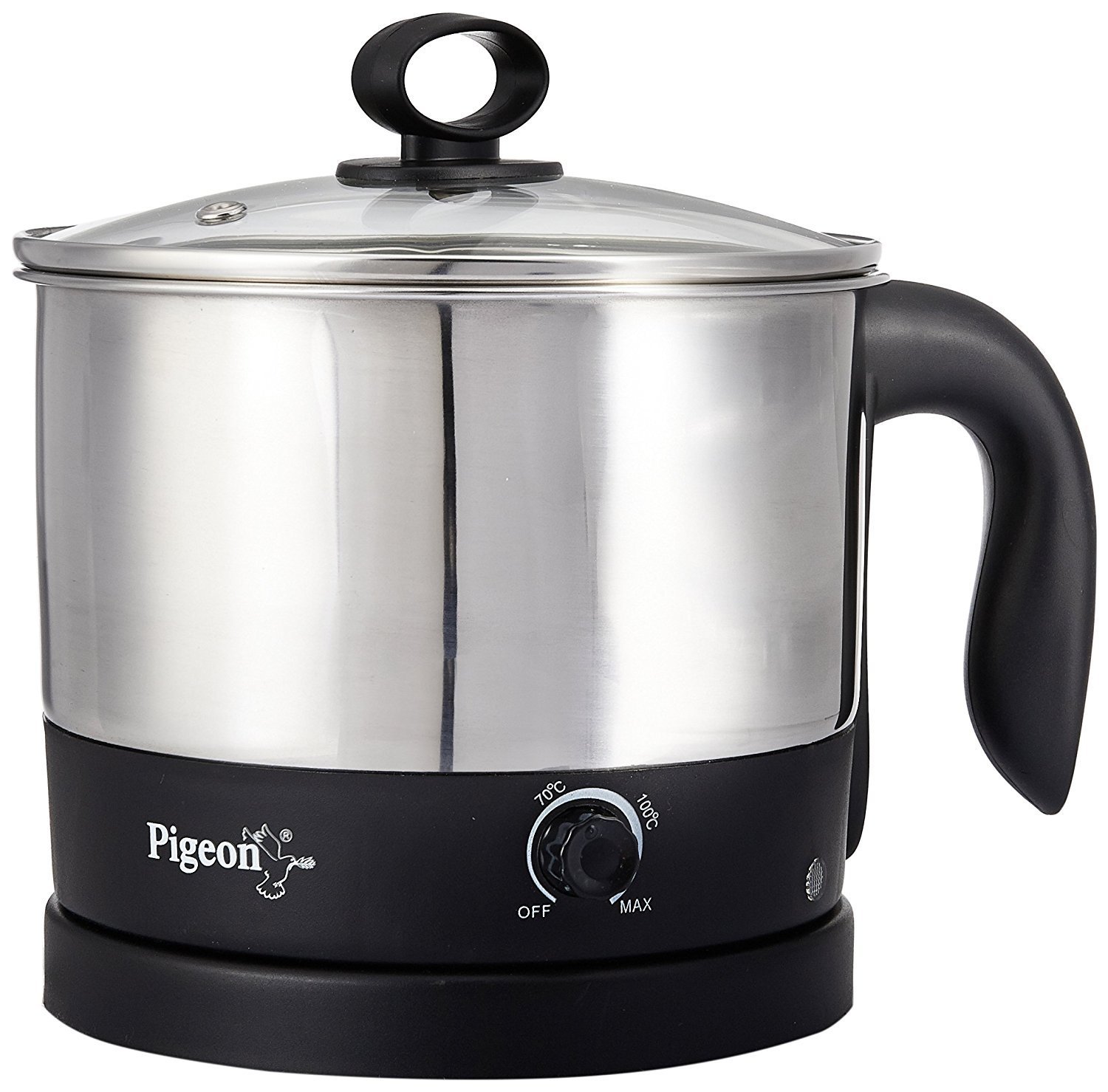 Pigeon 600 Watts Kessel Multi-017 1.2-Litre Kettle (Black)