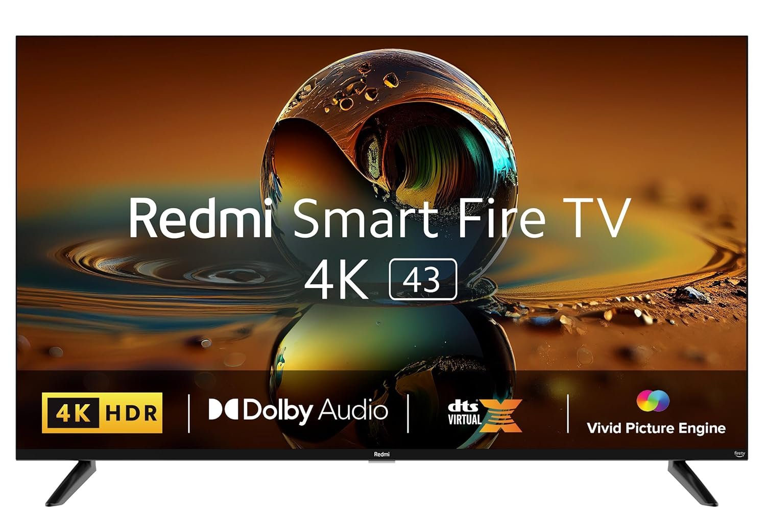 Redmi 108 cm (43 inches) 4K Ultra HD Smart LED Fire TV L43R8-FVIN (Black)