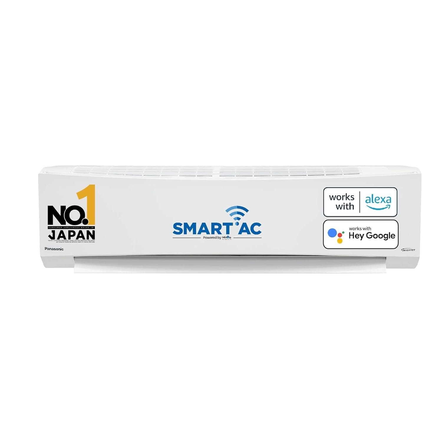 Panasonic 1.5 Ton 5 Star Wi-Fi Inverter Smart Split AC (India’s 1st Matter Enabled RAC, Copper Condenser, 7in1 Convertible, True AI, 4 Way Swing, PM 0.1 Filter, CS/CU-NU18ZKY5W, 2024 Model, White)